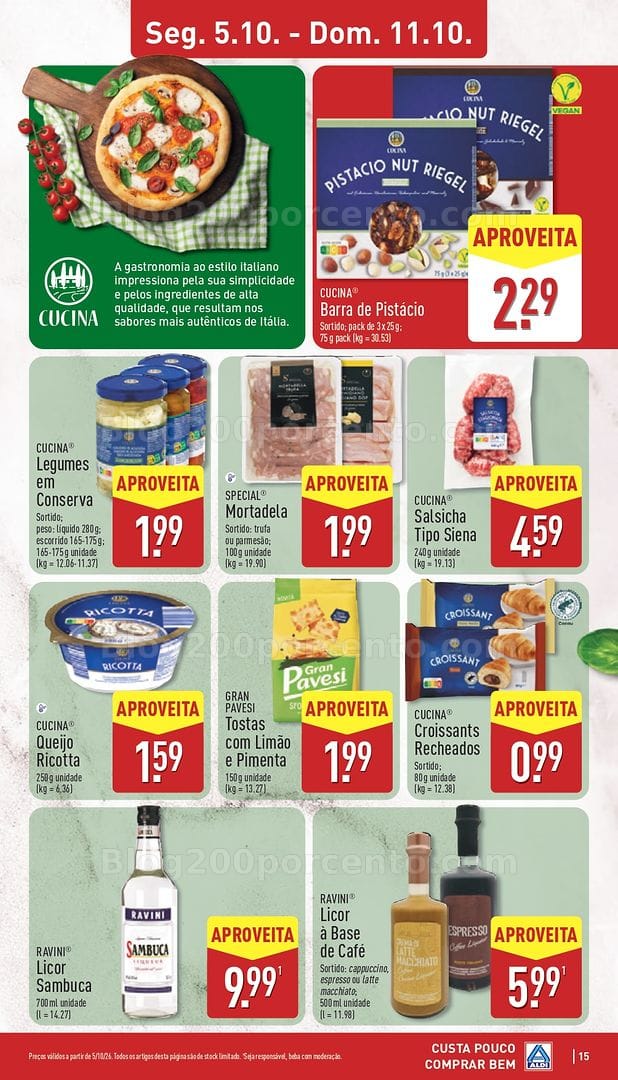 Antevisão Folheto ALDI Sabores do Mundo Promoções de 5 a 11 outubro